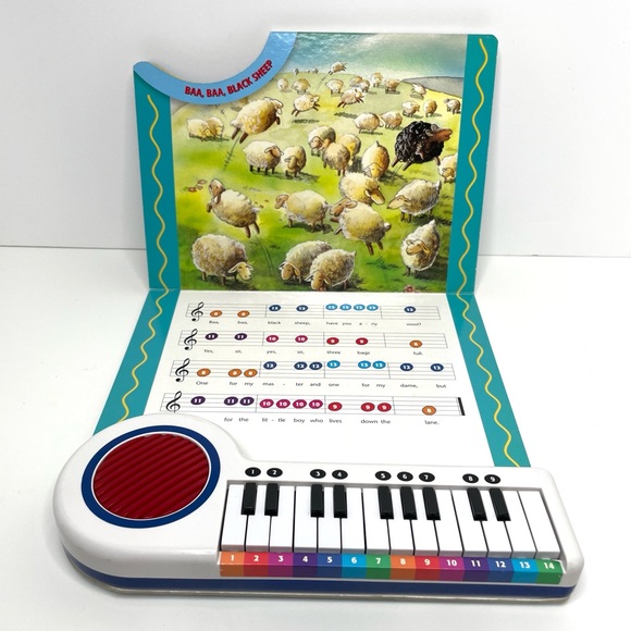 Play Me A Song! Hard Cover Book with Piano Keyboard - Picture 4 of 9
